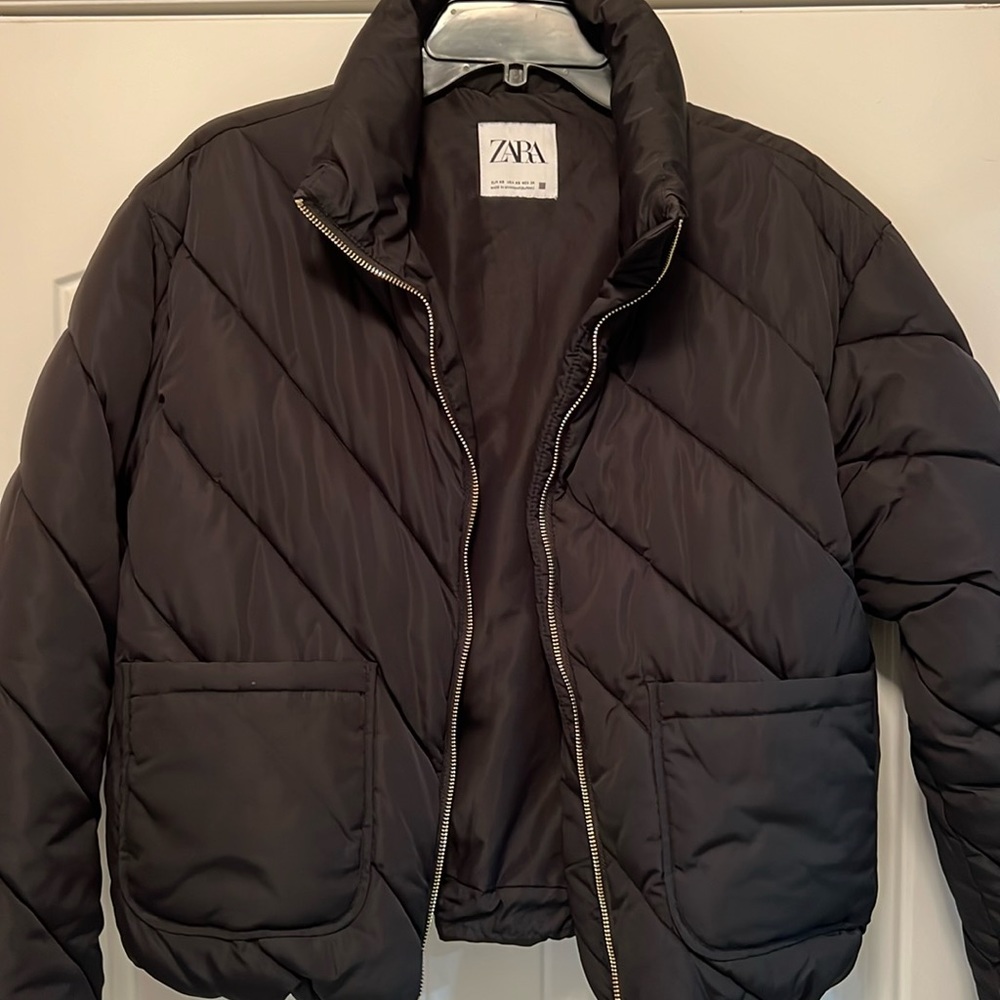 Zara black coat